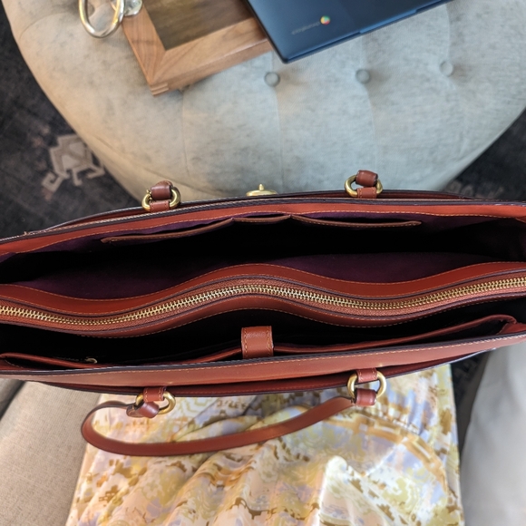 Coach Folio Tote in Signature Canvas - Picture 3 of 6